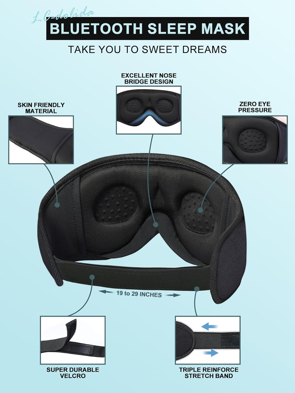 Deep Sleep Bluetooth Sleep Mask - ZComfort